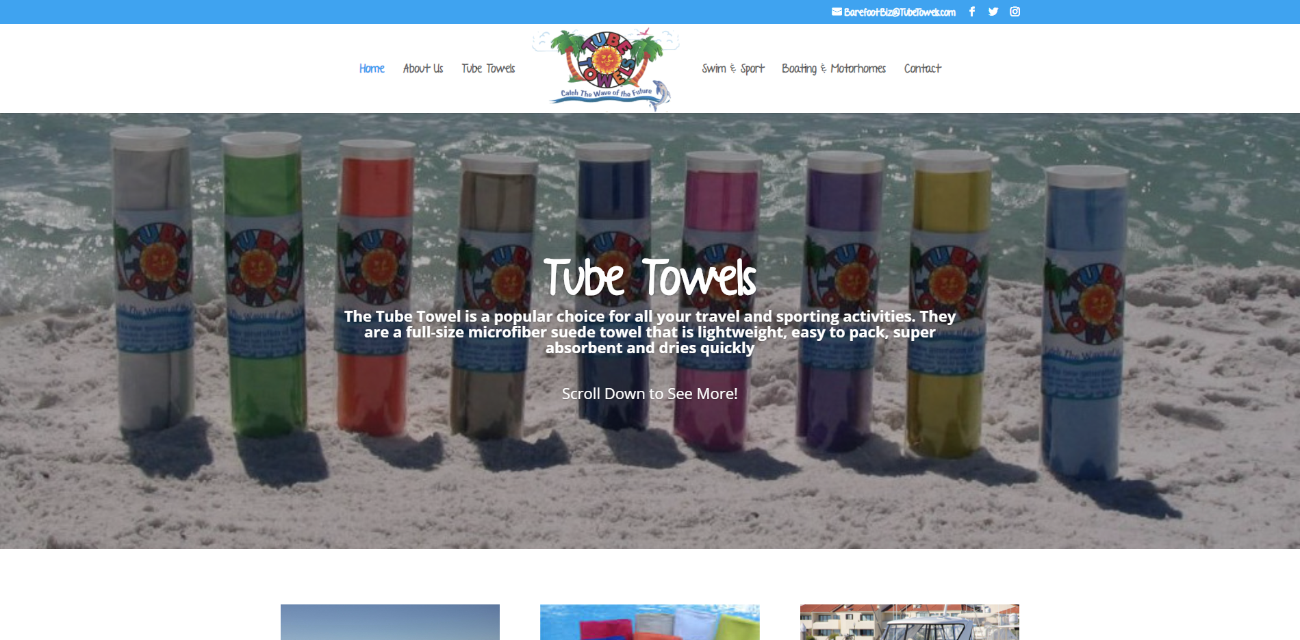 Client Spotlight – Tube Towels